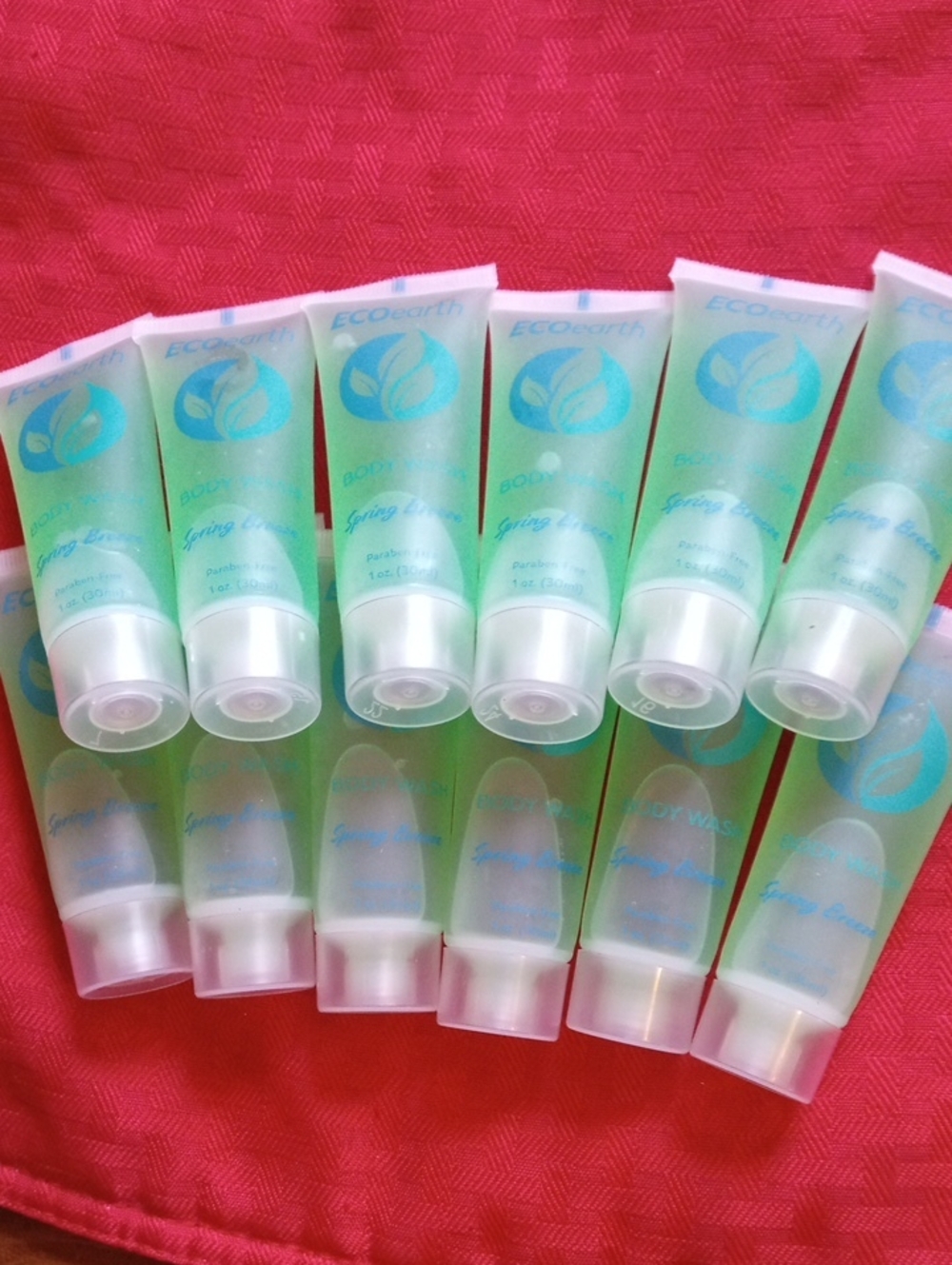 12 Pc  Ecoearth Spring Breeze Body Wash